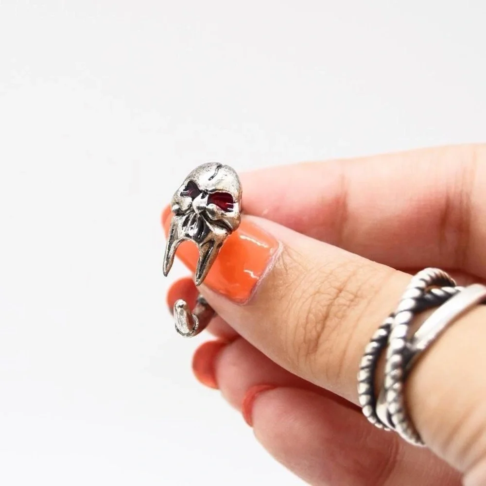 Fierce Skull Mask Ring